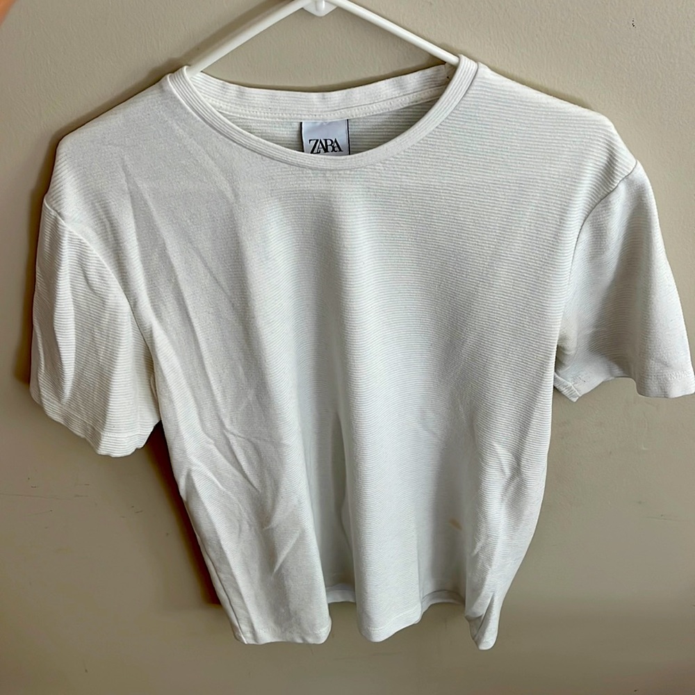 Zara large white tshirt